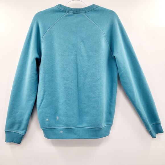 REI Co-Op Blue Embroidered Logo Crewneck Sweater Sweatshirt Men’s Size Small - Picture 2 of 9